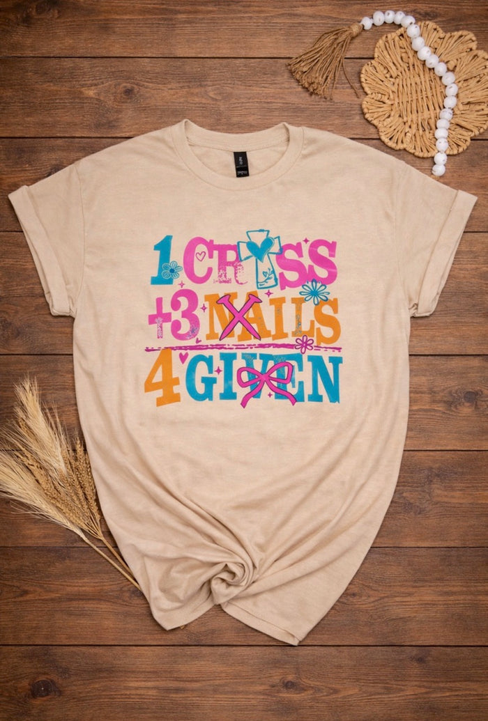 One cross three nails tee