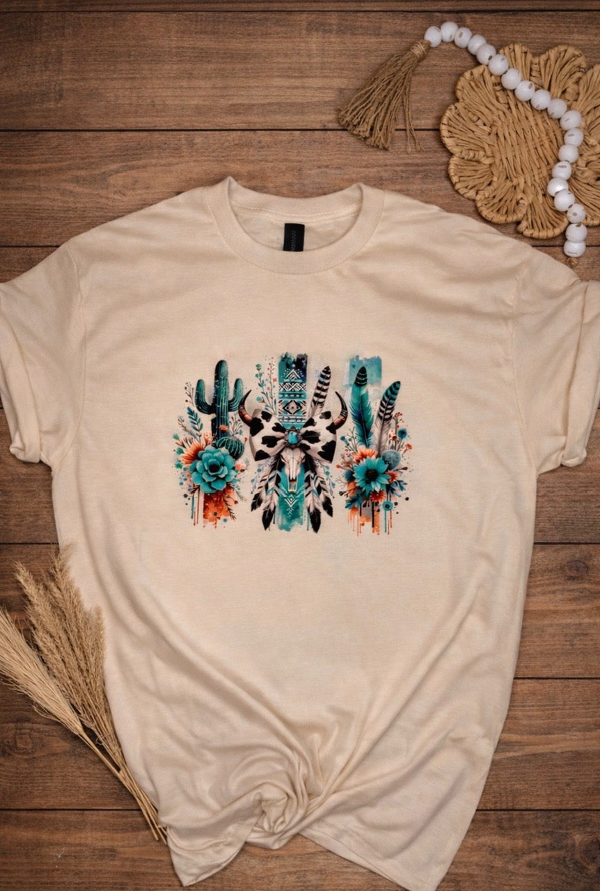 Western Cactus tee