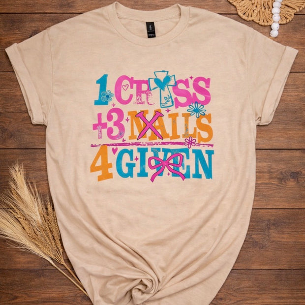 One cross three nails tee