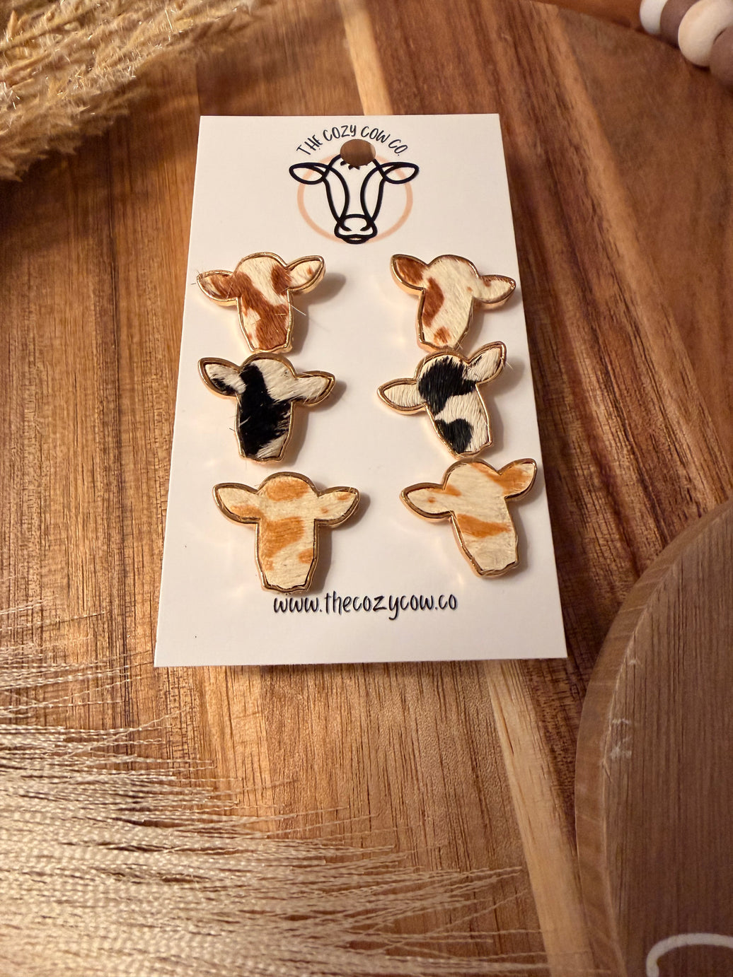 Mini Cow Head (3 pack)