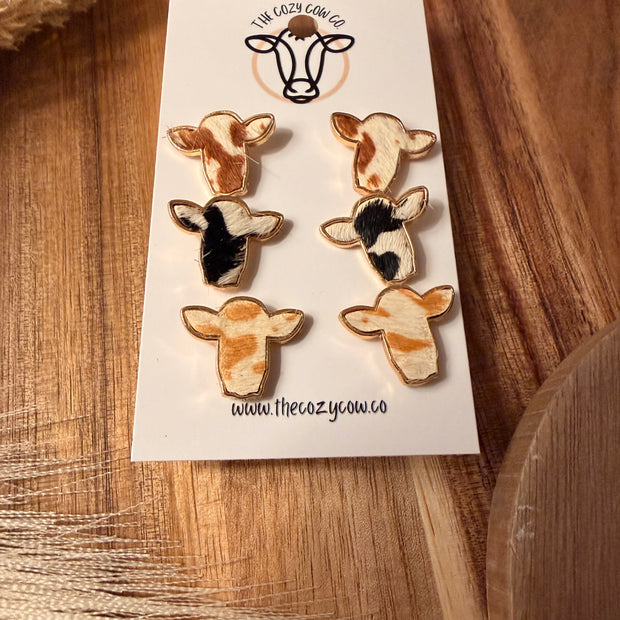 Mini Cow Head (3 pack)