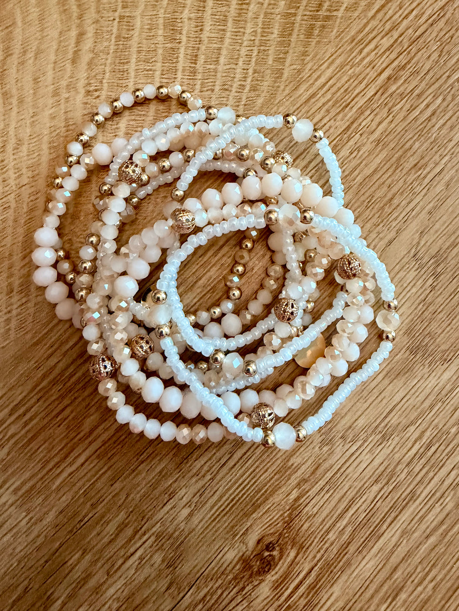 Cream bloom stack