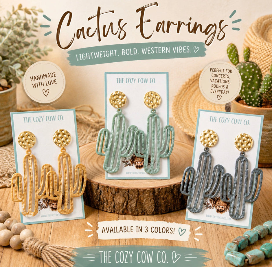 Cactus Earrings