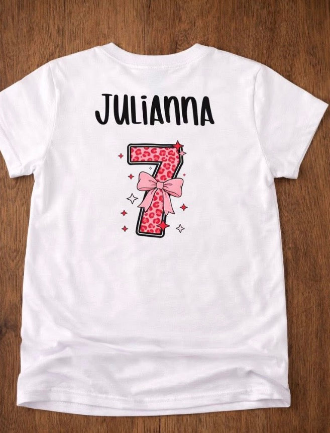 I was 6 now I am 7 tee