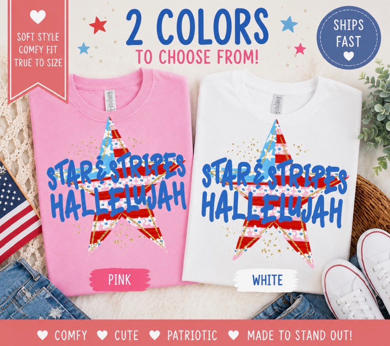 Stars and Stripes Tee