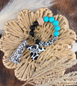 Cozy Cow Wristlet - Turquoise