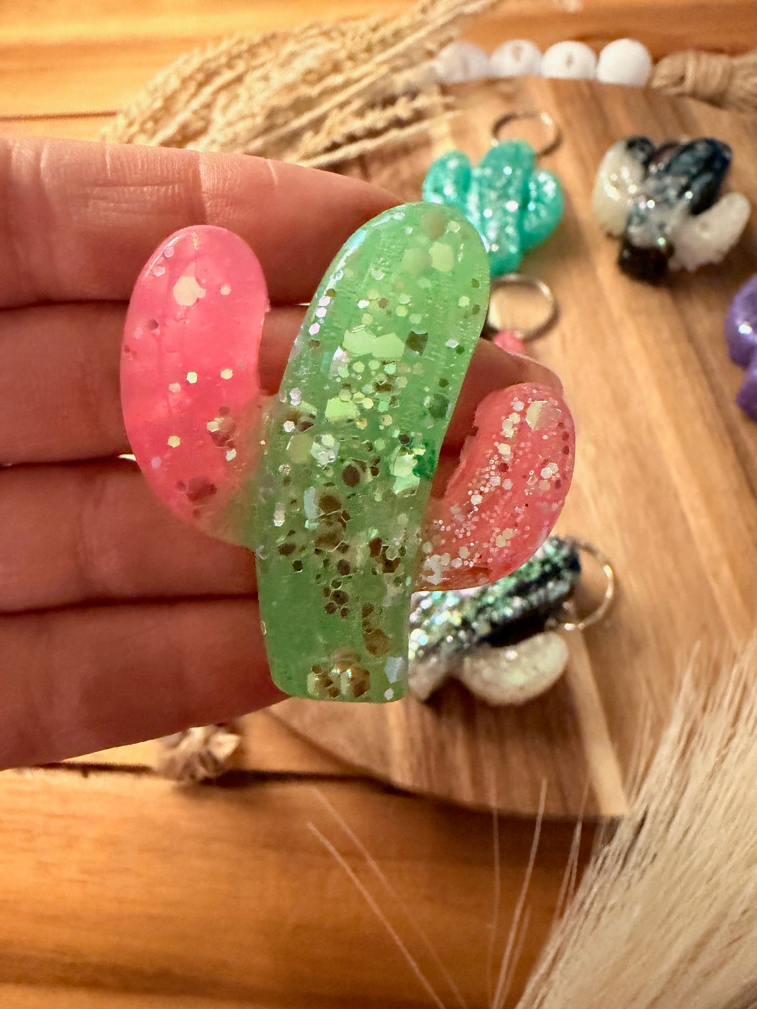 Cactus Keychain Freshie